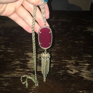 Maroon Rayne necklace